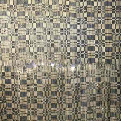 Blue and White Coverlet