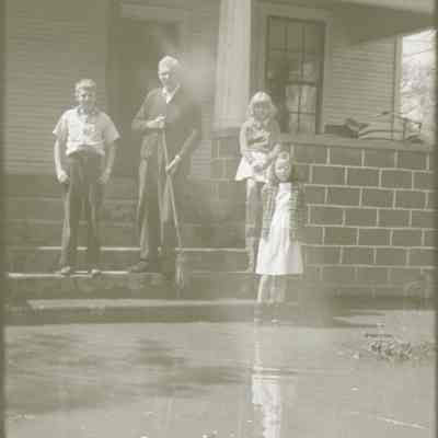 Flossie Cole and Blanche at Sugar Camp