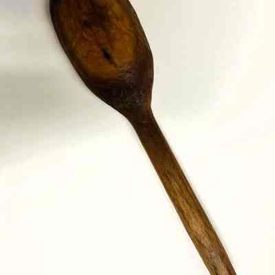Large wooden spoon