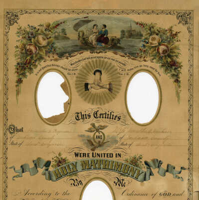 Ferguson Mahon Wedding Certificate