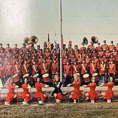 1965 Ravenswood High School Band Postcard