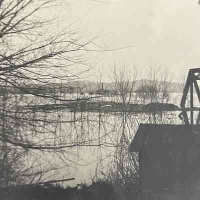 1937 Flood - Rector Backyard