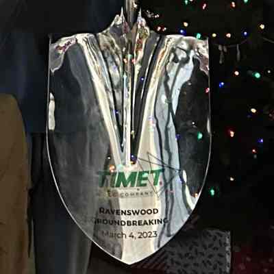 Shovel Used For Breaking Ground at TIMET