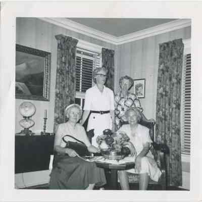Women in Lena Charter's Home, 1952