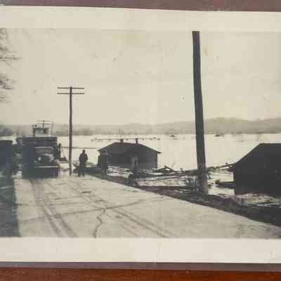 1937 Flood, Bridge over Sand Creek