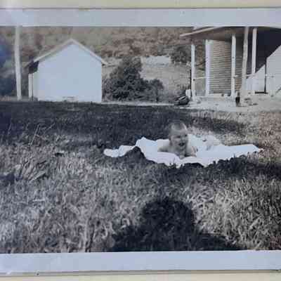 Baby in Backyard, 1920-30