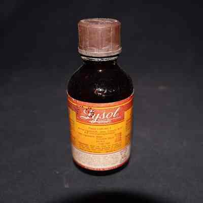 dark brown bottle - Lysol