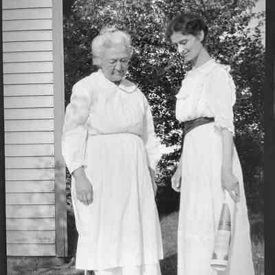 Mrs. J.A. Cole and Flossie