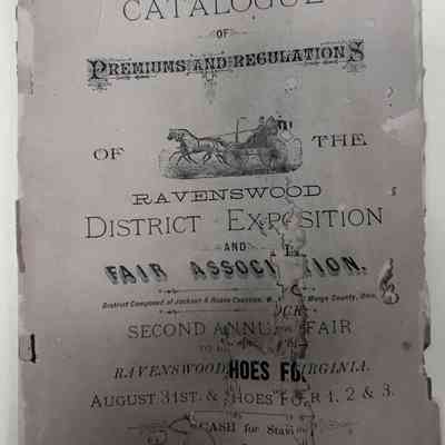 1886 Ravenswood District Exposition and Fair Catalog