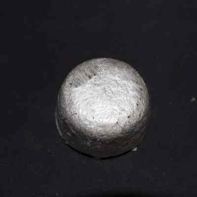 round ingot sample of first aluminum produced KACC