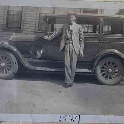 Man and Car, 1927