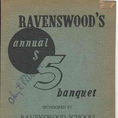 1954 $5 Banquet Program