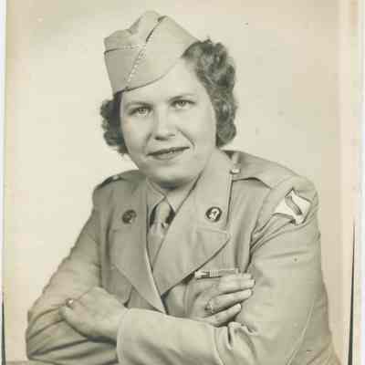 Madalene McMaster in Uniform