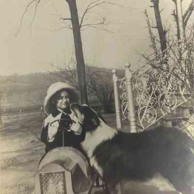 Betty Fowler and Dog