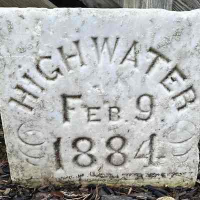 High Water Marker, 1884