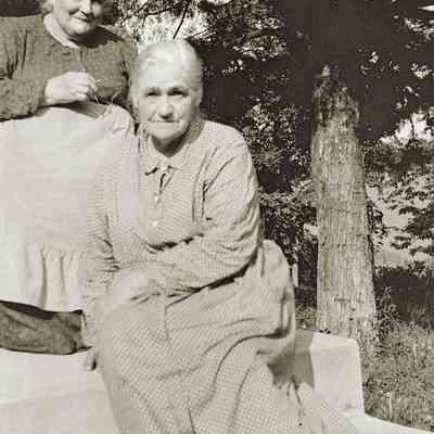 Might be Louise Steiding Weisheit and her elder sister, Augusta Steiding Baschar.