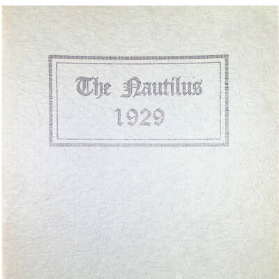 1929 Ravenswood Nautilus Yearbook