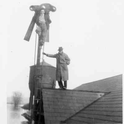 Millwood Railroad Signal in Flood