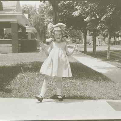 Frances Williams, Louise Fleming, another Girl in Chautauqua Outfit