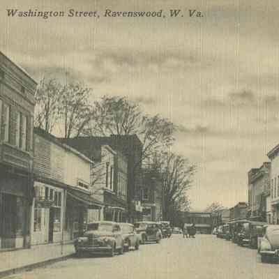 Washington Street - Shopping District 1950's
