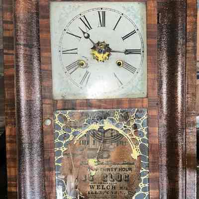 1875 Welch Ogee-style Mantel Clock