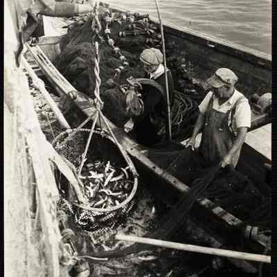 Mackeral fishing - Maine 1944