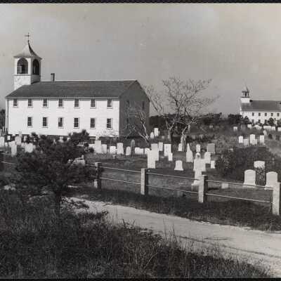Twin churches. Truro, Massachusetts
