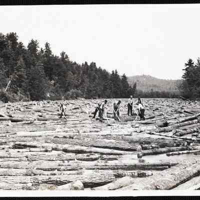 Log drive- Saco River 1
