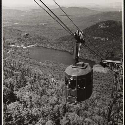 Aerial tramway, Franconia, N.H Echo Lake