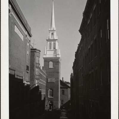 "New tower" Old No. Church, Boston