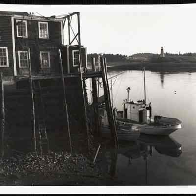 Lubec Maine - Campobello Island in background. Bay of Fundy