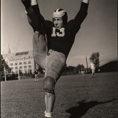 Charlie O'Rourke superb forward passer & kicker of Boston College