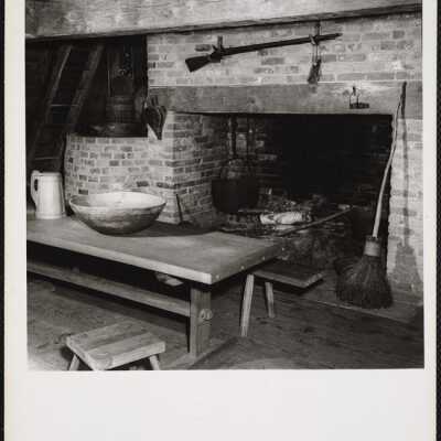 Inside Aptuxcet Trading Post. Bourne, Massachusetts