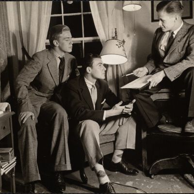 L to R David Burchinal, Kenneth Frank, Frederick Maxted