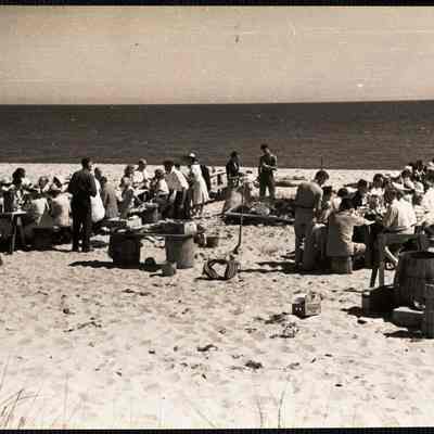 Siasconset clam bake. 3000 miles over the horizon is Spain.
