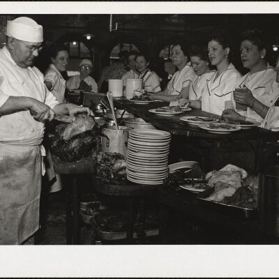 Durgan Park Restaurant about 1950
