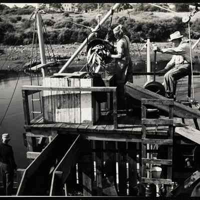 Mackeral fishing - Maine 1944