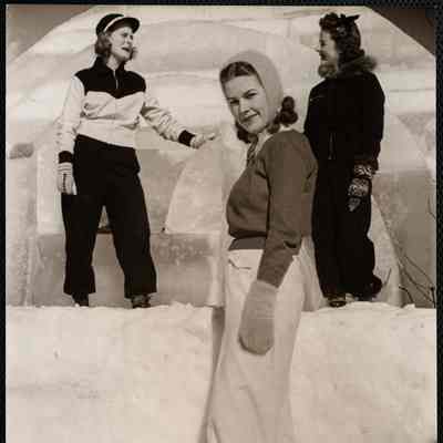 L to R: The Queen. Annamae Schoonover, Seattle, Washington. Betty Hearn, Boston, Massachusetts.