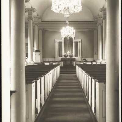 Interior of Christ Church Cambridge, Mass.