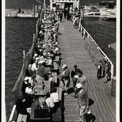 Lobster pit - Maine Pemaquid, Me. 1943