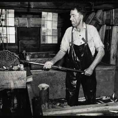 Mackeral fishing - Maine 1944
