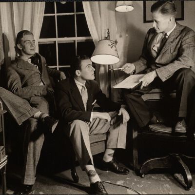 L. to R David Burchinal, Kenneth Frank, Frederick Maxted