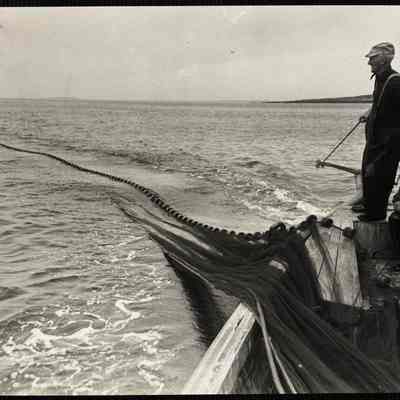 Mackeral fishing - Maine 1944