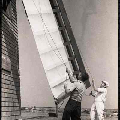 Nantucket wind mill - whaling museum