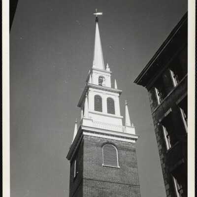 New tower Old No. Church, Boston