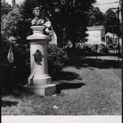 Conn. East Haddam - on this site stood school house that Nathan Hale taught at.