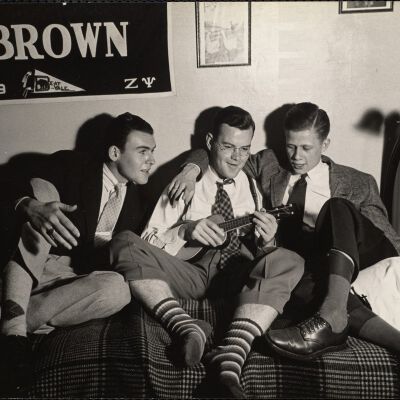 L to R. Kenneth Frank - Russell Wood, Frederick Maxted