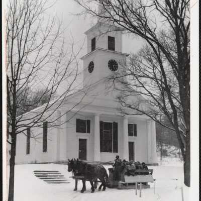 Sturbridge Village, Mass moved from CT. town- village meetinghouse