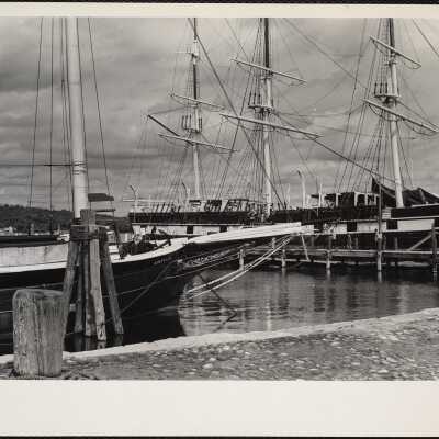 Mystic seaport - Mystic, Conn schooner Australia - whaleship Chales W. Morgan - (background)