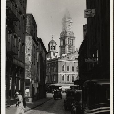 Boston, Faneuil Hall + Custom House, Elm St.